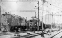 ТЭ3-6415 и ВЛ8-1404 на станции Красный Лиман, конец 60-х годов, История, Черно-белые, Вокзалы