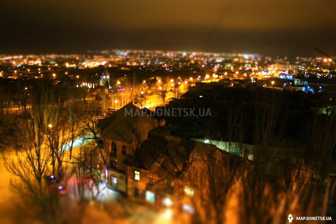 Артемовск, 2015 год, Современные, Профессиональные, С высоты, Ночь, Цветные