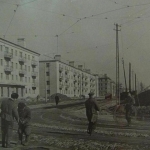 Строительство трамвайной линии по ул. Гагарина, История, Черно-белые, Строительство