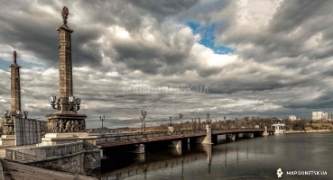 Мост через Кальмиус по проспекту Ильича