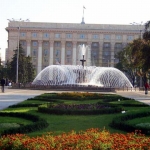 Площадь Ленина, Современные, Достопримечательности, Цветные