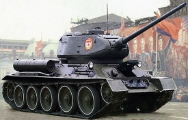 Легендарный танк Т-34 времен ВОВ возглавит колонну военной техники на параде Победы в Донецке.