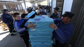 Белоруссия направила гуманитарную помощь для жителей Донбасса.