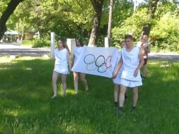 Полный вперед Олимпийского дня в Шахтерске.